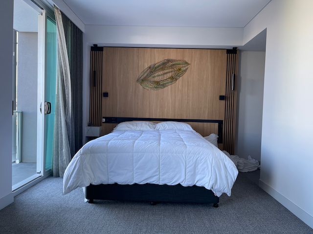 My room, I made my bed each day to keep a sense of normal.